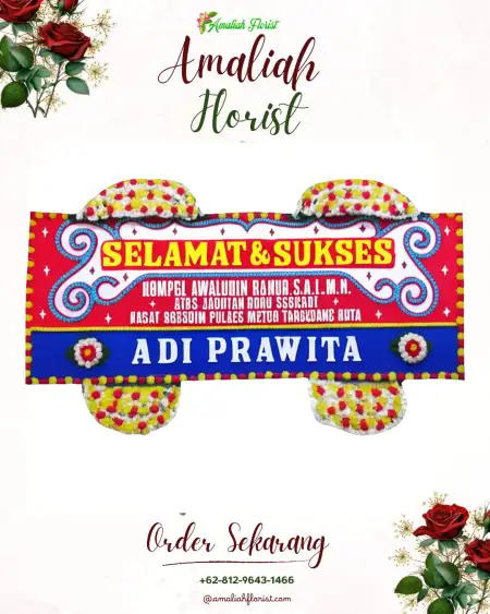 Papan Bunga Ucapan Selamat Bulaksari